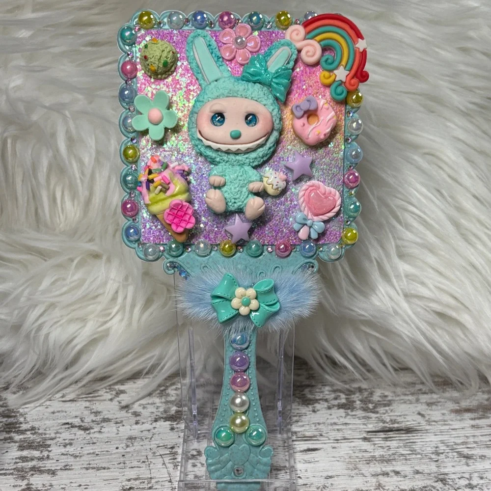 Colorful Labubu-Themed Mirror